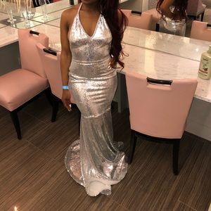 Wishing silver dress